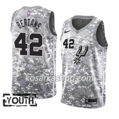 Dres San Antonio Spurs Davis Bertans 42 Nike 2018-19 Siva Swingman - Dječji